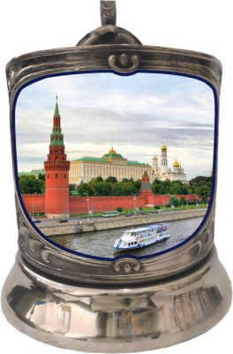 Подстаканник черненый сублимация Большой кремлевский дворец (новая пластина)