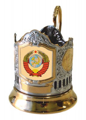 Подстаканник позолота сублимация (СССР)