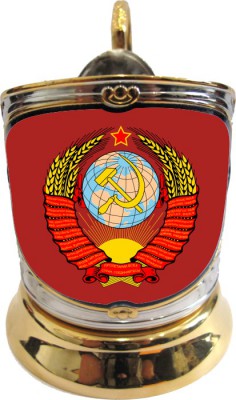 Подстаканник позолота сублимация СССР (новая пластина)